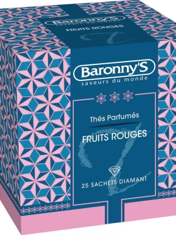Thé aromatisé Baronny'S Blue Diamant Fruits rouges