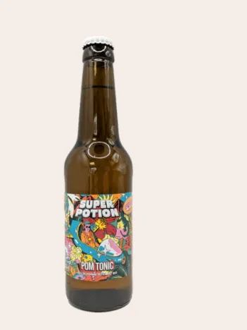 Boisson gazeuse aux fruits Ti Lo Super Potion Pomme Bio