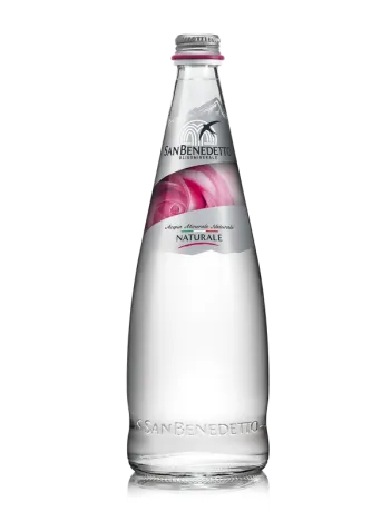 Eau minérale naturelle plate San Benedetto