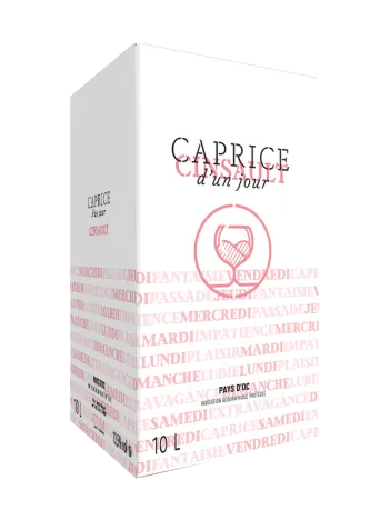 Indication Géographique Protégée Pays d'Oc Sec Rosé Caprice cinsault