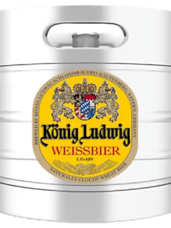 Bière Wheat Beer Konig Ludwig Weissbier Hell Blanche 5.5° 5.5°