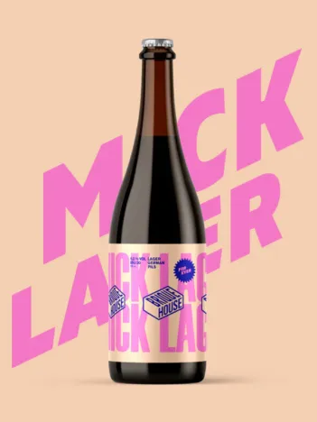 Bière Lager Brique House Mick Lager Blonde 5.2° 5.2°