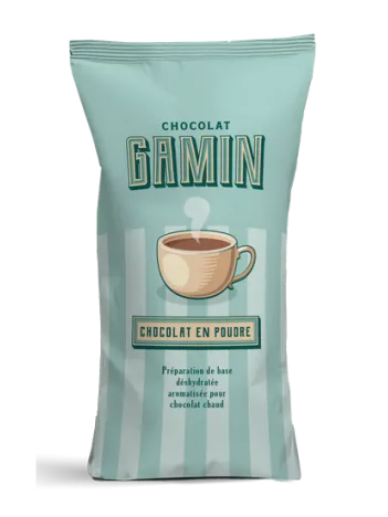 Chocolat en poudre non lacté Gamin