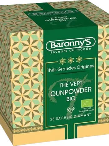Thé Vert Baronny'S Blue Diamant Gunpowder Bio