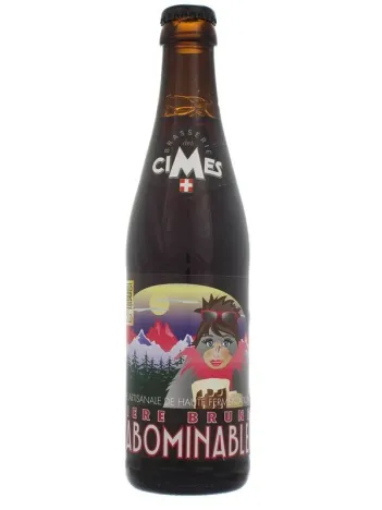 Bière Porter Brasserie des Cimes L'Abominable Brune 6°