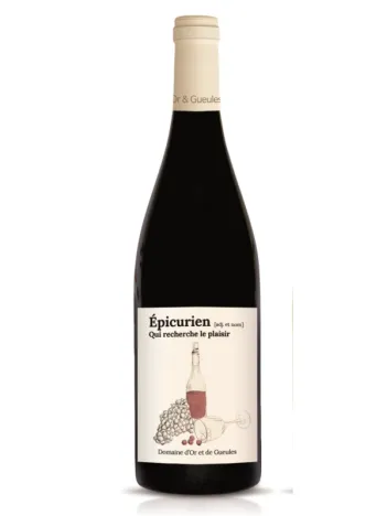 IGP Coteaux du Pont du Gard Rouge Le Cep de Diane Epicurien Bio