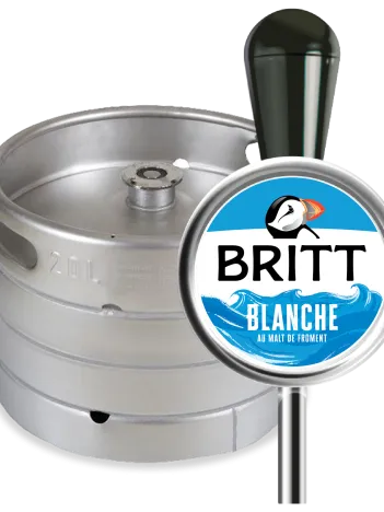 Bière Wheat Beer Britt   Blanche 4.8°