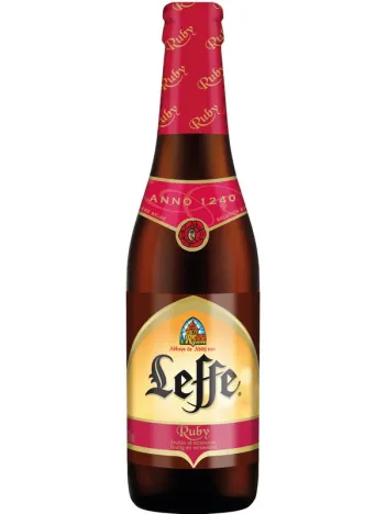 Bière Abbaye Leffe Ruby Fruits rouges Rubis 5°