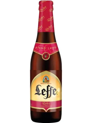 Bière Abbaye Leffe Ruby Fruits rouges Rubis 5°