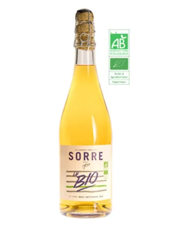 Cidre brut Sorre   Bio 4.5°