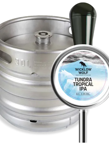 Bière IPA Wicklow Wolf Tundra Tropical Blonde 5.6° 5.6°