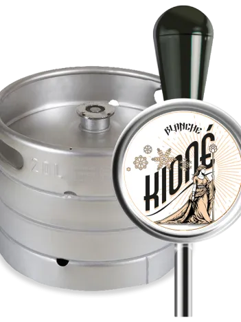 Bière Wheat Beer Kione   Blanche 4.8°