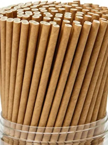 Paille Soyez Droite Nue Papier Kraft