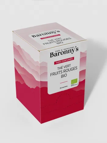 Thé aromatisé Baronny'S Blue Diamant Fruits rouges Bio