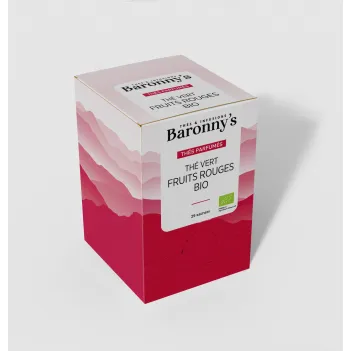 Thé aromatisé Baronny'S Blue Diamant Fruits rouges Bio