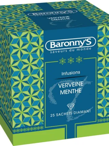 Infusion Baronny'S Blue Diamant Verveine Menthe