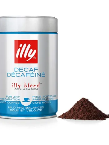 Café moulu Illy   Déca