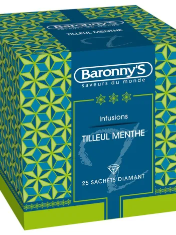 Infusion Baronny'S Blue Diamant Tilleul Menthe